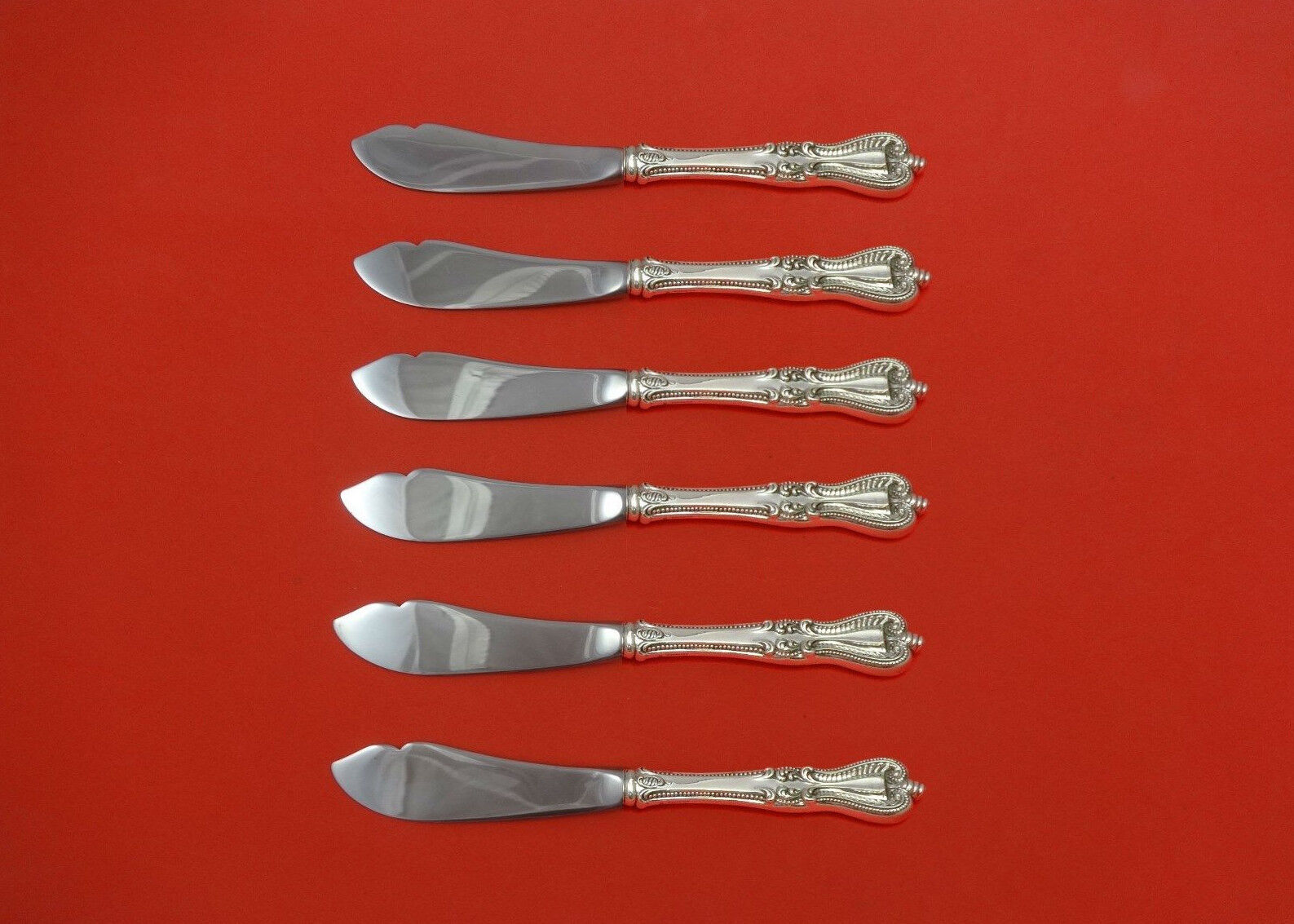 Old Colonial by Towle Sterling Silver Trout Knife Set 6pc. HHWS  Custom 7 1/2\