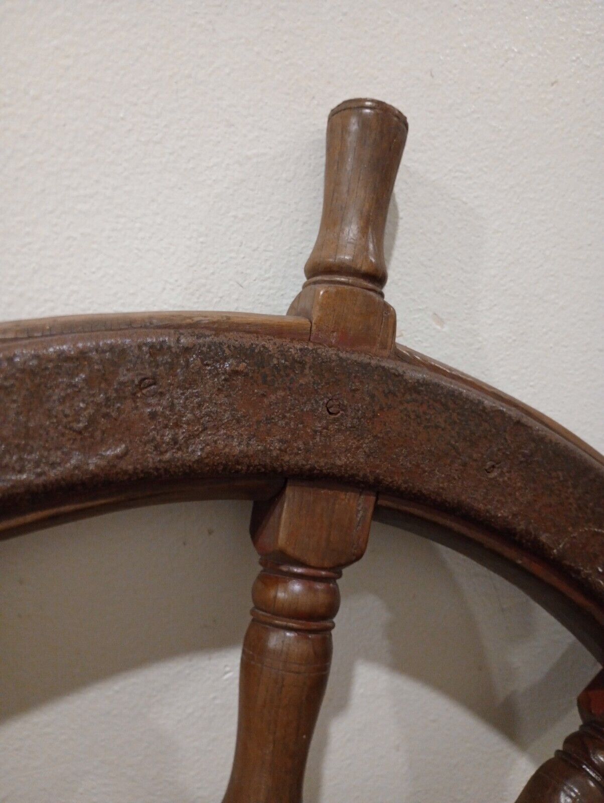antique boat steering wheel 8 spoke