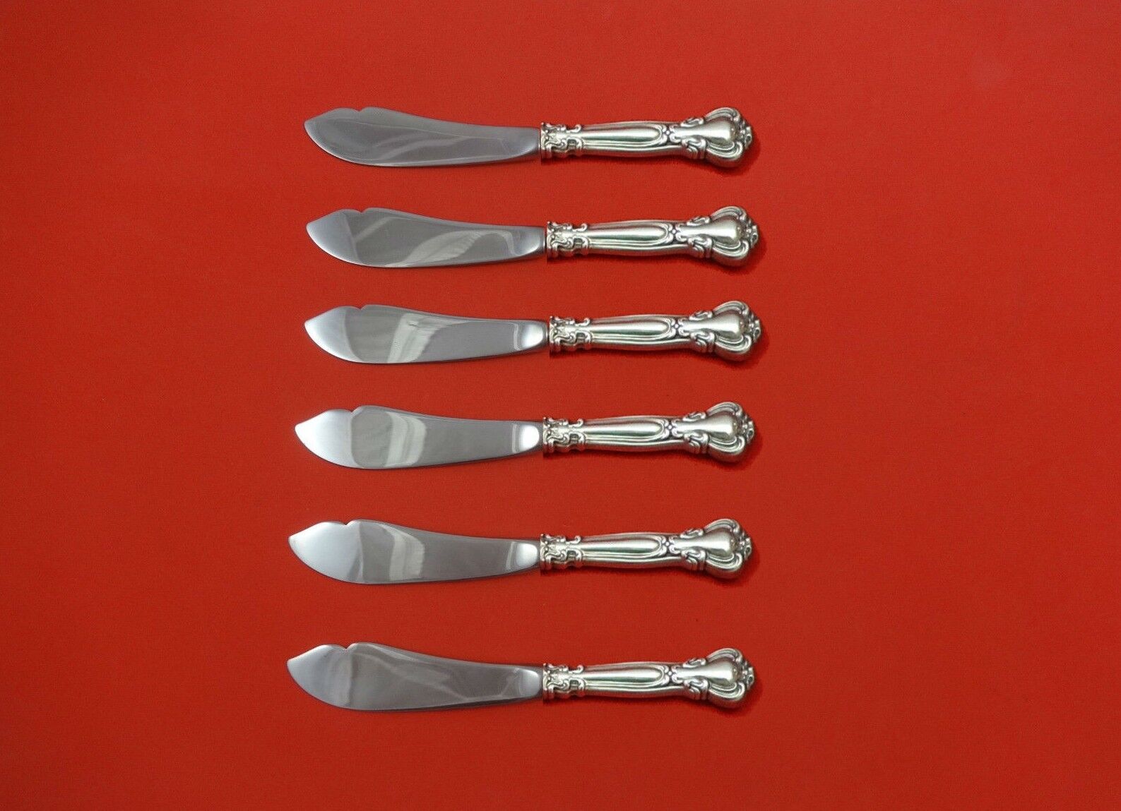 Chantilly by Gorham Sterling Silver Trout Knife Set HHWS 6pc Custom Made