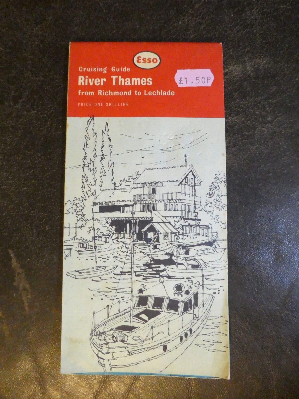 ESSO Boat Cruising Guide River Thames Richmond to Lechdale 1962