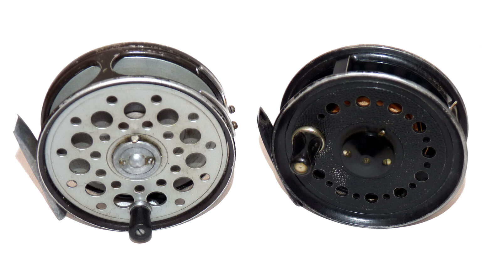 Farlow Serpent 3.5” vintage alloy trout fly reel & JW Young Pridex 3.5” narro...