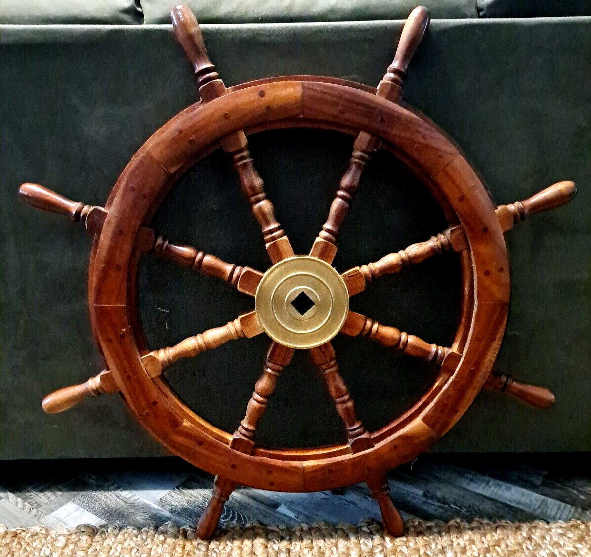 Vintage Maritime Steering Ship Wheel 33\