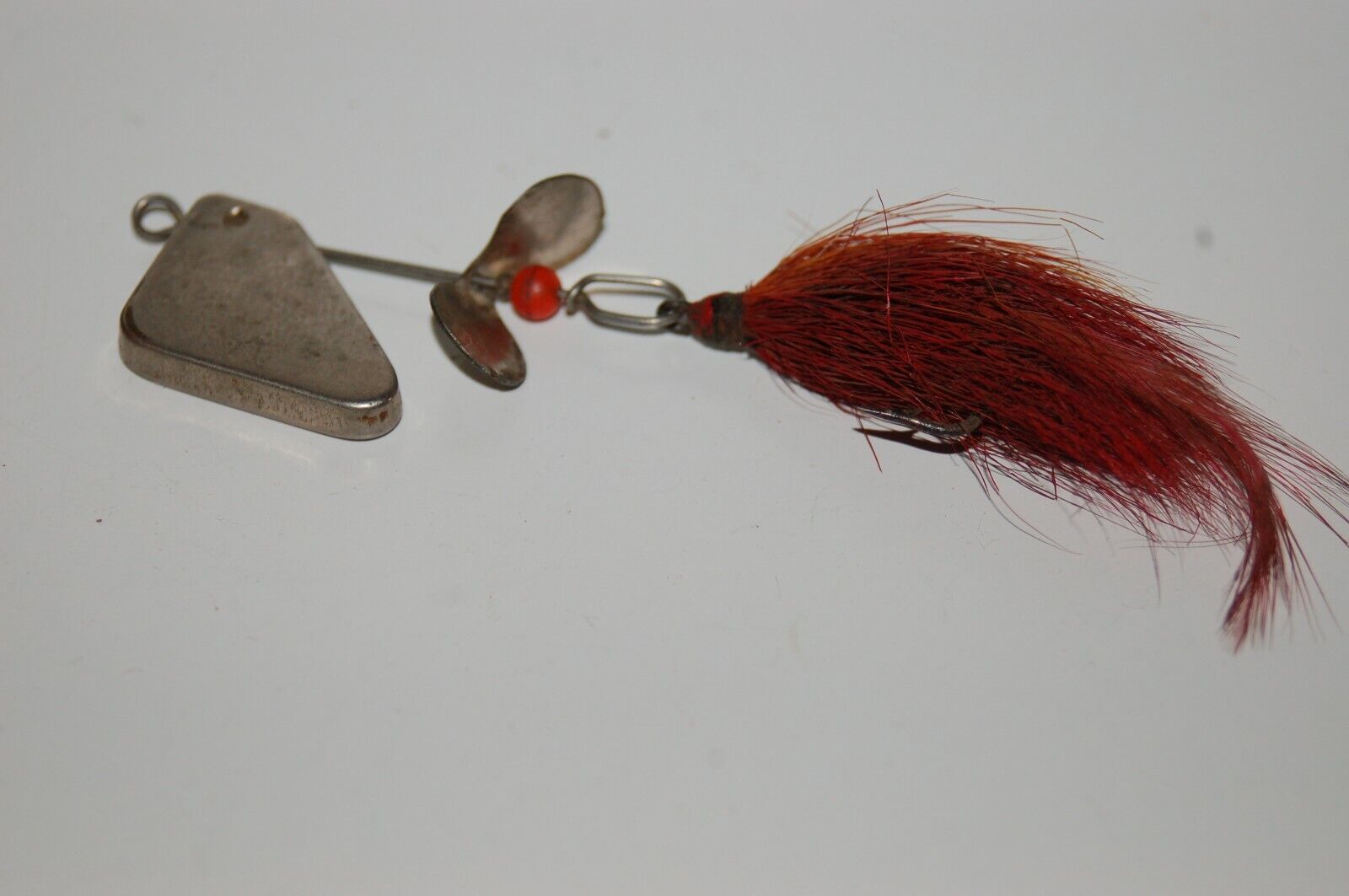Vintage Aero Spin Buck Tail Weighted Spinner Fishing Lure