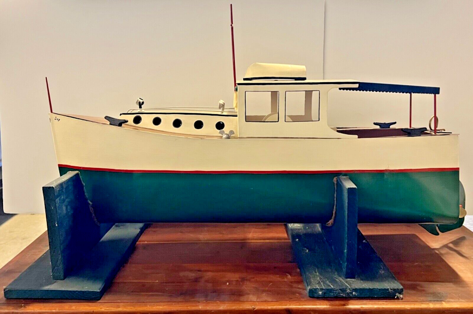 Antique Vintage Metal Pond Boat Yacht; Boucher Pond Model ??;   1930\'s to 1940\'s