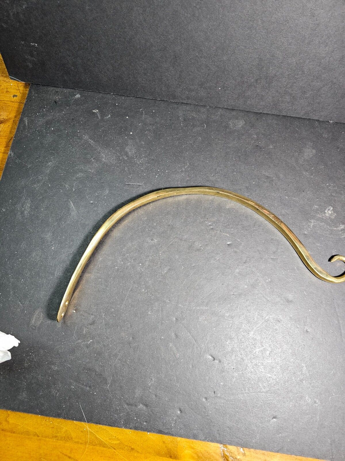 13 \' brass hook new old stock from the 1980s  plant holder heavy brass