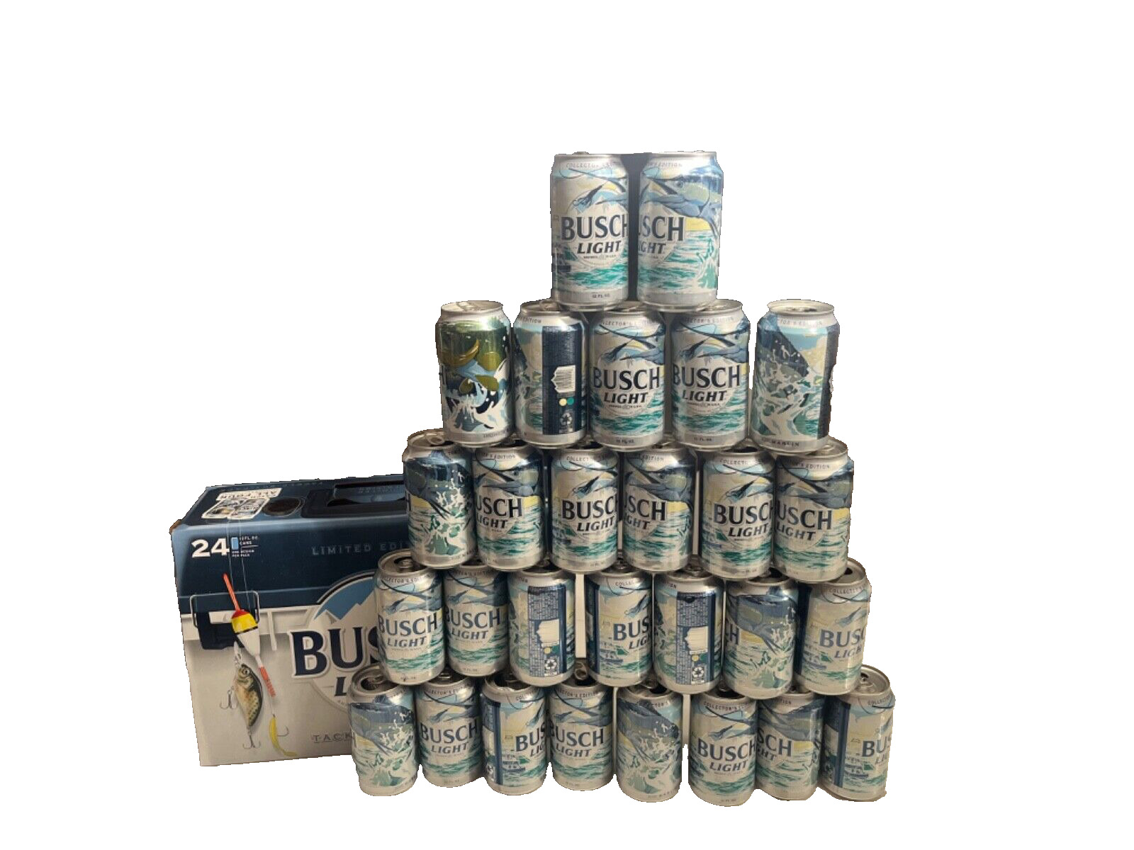 Busch Light Collectors Edition Beer Can Blue Marlin Fishing