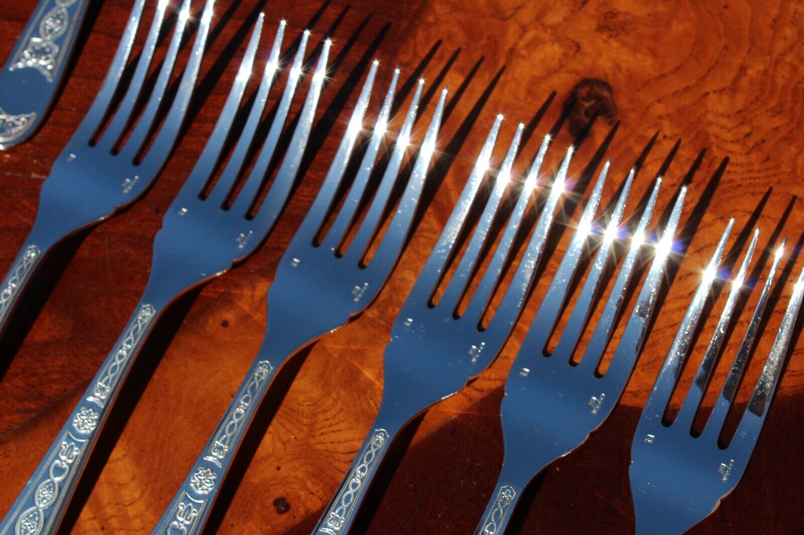 Christofle Villeroy Silver Plated Fish Forks - Set of 6