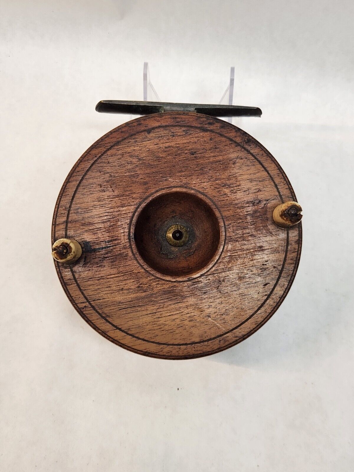 Mid 18th Century English Wooden Fishing Reel Working Condition
