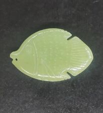 China Hotan Jade Pendant Hand carved Fish Pattern Jade Pendant picture