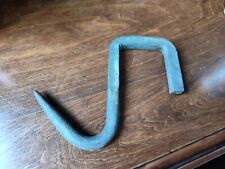 PRIMITIVE CAST IRON MEAT HOOK ~ SMOKE HOUSE RAFTER HANGER RE-PURPOSE Good Shape picture