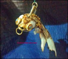 VTG Chinese Golden Enamel Articulated KOI Fish Ornament  - VGUC Condition picture