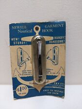 Newell Nautical Garment Hook Vintage Boat 50s 60s Manufacturing Lowell Michigan picture