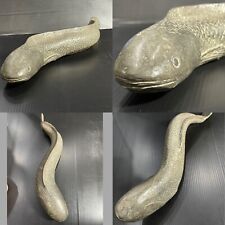 Beautiful Antique Old South Asia Bronze Unique Fish Figure Sculpture picture