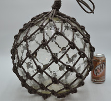 VINTAGE GLASS FISHING FLOAT IN  CLEAR picture