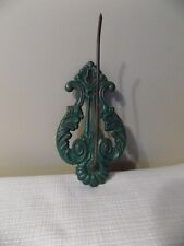 Antique Vintage Cast Iron Wall Hanging Hook Paper Receipt Office Kitchen Holder picture
