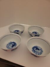 China antique Blue/ white porcelain bowl / 3 fish Outer Marking bottom  picture