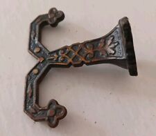 Antique Victorian Eastlake Cast Iron Double Sided Ceiling Hook picture