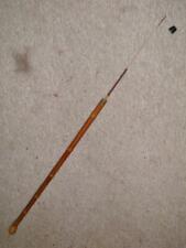 Antique Gadget Concealed Japanese Fishing Rod Cane/Stick -Hand-Carved Shaft picture