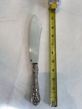 REED & BARTON FRANCIS 1ST STERLING SILVER HANDLE CAKE/FISH KNIFE 10 3/8
