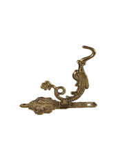 Vintage Brass Hook Dauphin Koi Devil Fish Figural Brackets picture