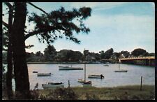 Bass River Bridge, South Yarmouth Cape Code Mass. Postcard picture