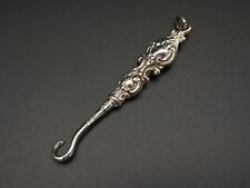 Antique Sterling Silver Miniature Button Hook For Chatelaine 1902 picture