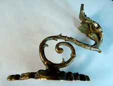 Antique Solid Brass Coat Hook picture