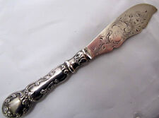 Silver Highly Ornate VICTORIAN Fish Knife English Hallmarks picture