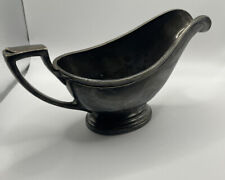 Vintage Fifth Ave Hotel Gravy Boat by International Silver Co.  8oz  NYC picture