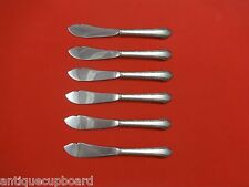Chased Romantique by Alvin Sterling Silver Trout Knife Set 6pc. Custom 7 1/2