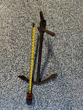Vintage Or Antique  Boat Anchor,  W/ Ring 23”Tall, 16” Wide picture
