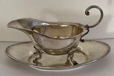VINTAGE BIRKS STERLING SILVER PAW FOOTED SAUCE GRAVY 5