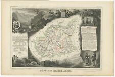 Antique Map of Basses-Alpes, France picture