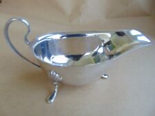 LOVELY ANTIQUE STERLING SILVER SAUCE BOAT 1928 picture