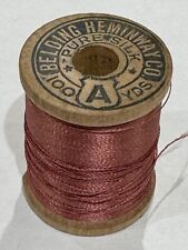 VINTAGE Silk Thread BELDING HEMINWAY Rose Copper Fly Fishing Tying Sewing # 4735 picture