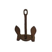 5 lb Cast Iron Boat Anchor Vintage 90536 Rusty picture