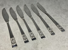 Oneida Community Coronation Silverplate Set Of 6 Fish Knives picture