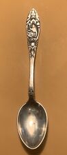 Vintage Wading Bird Pattern Norway 830S Silver 4.75 in Spoon picture