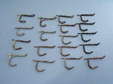 Vintage Rustic Twisted Wire Screw-In Coat/Hat Hook School Farm House set of 18 picture