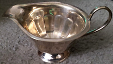 Sheffield E.P.N.S. Vintage Gravy Boat Electro Plated Nickel Silver picture