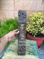 1840 Antique Wooden Floral Carved Wall Hanging Fixing Wall Panel Bracket  picture