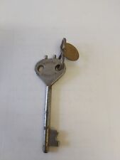 Royal Mail G.P.O. Post Box Key Chubb London With S Hook And Number Tag picture