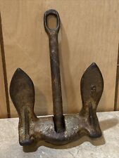 5 lb Cast Iron Boat Anchor Vintage Nice picture