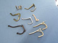 Salvaged Antique Vintage Coat Hook Farmhouse set of 8 variety picture
