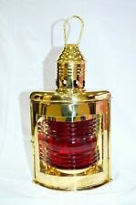 10'' Maritime Nautical Hanging Lantern Boat Light Red Port Ship Oil Lamp picture