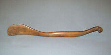 Old Antique Vtg 19th C 1800s Small Folk Art Carved Wooden Paddle Tool Whats it picture