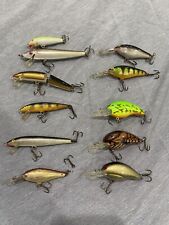 Vintage Fishing Lure Rapala Rebel Mister Twister Lot Of  11 picture