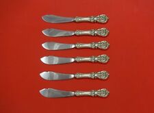 Francis I by Reed and Barton Sterling Silver Trout Knife Set HHWS 6pc Custom  picture