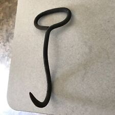 Vintage Antique Iron Meat Hook Hay Hook Hand Forged Rustic Country Farm Tool picture