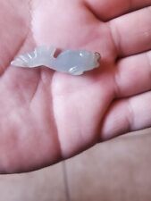  Jade Koi Fish Pendant Hand Carved  picture